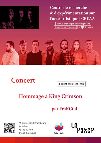 Concert « Hommage à King Crimson »