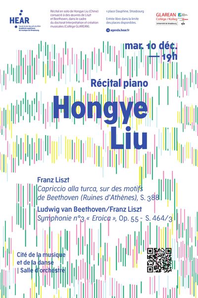 Concert de fin de thèse de Hongye Liu
