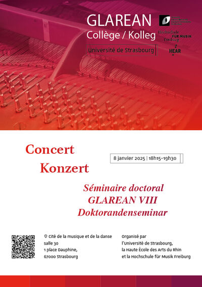 Concert « Séminaire doctoral GLAREAN VIII »