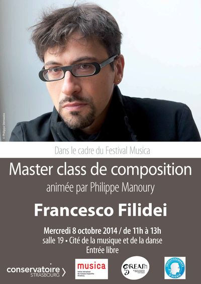 Masterclass de composition Francesco Filidei