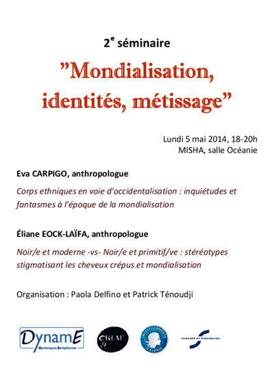 2ème séminaire sur « Mondialisation, identités, métissage »