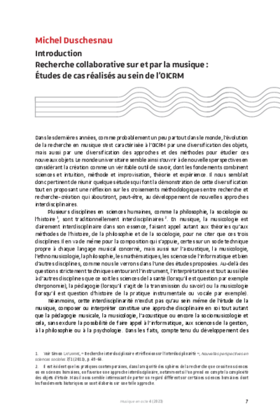 Introduction française - English Introduction