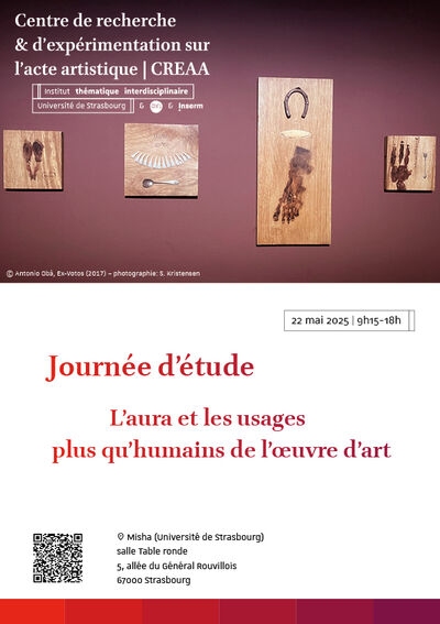 Journée d'études « L’aura et les usages plus qu’humains de l’œuvre d’art »