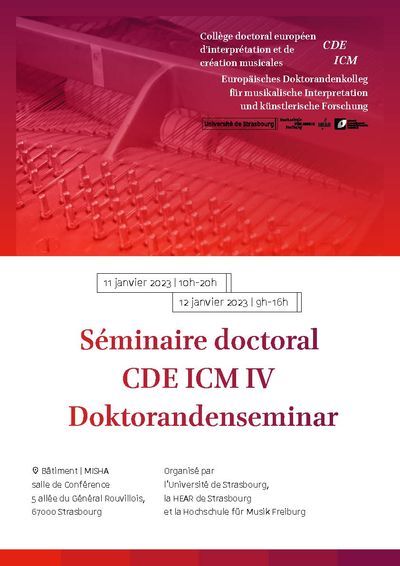 Séminaire doctoral IV