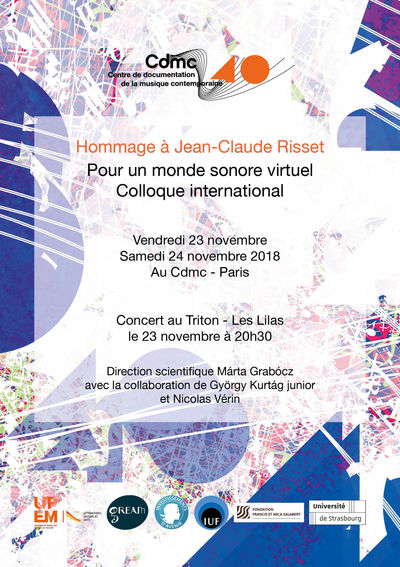 Colloque « Pour un monde sonore virtuel - Hommage à Jean-Claude Risset »